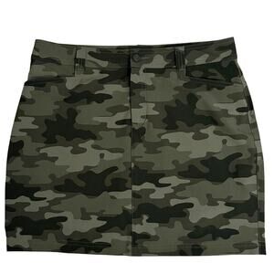 Eddie Bauer Women's Adventurer 2.0 Skort Sz 10 Camouflage UPF 50 Hiking Trail